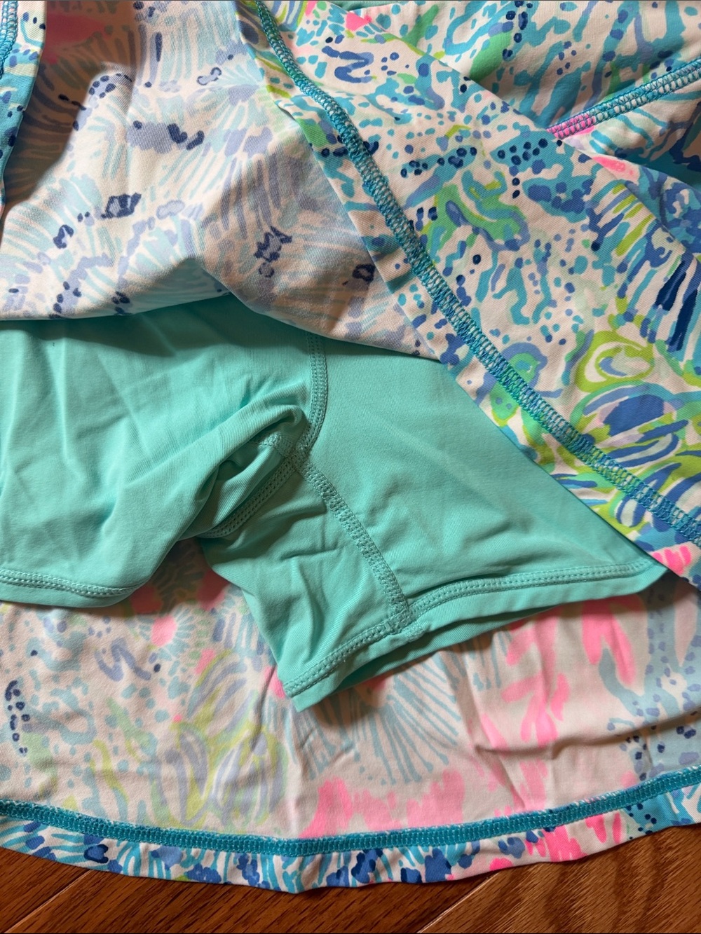 Women's Multi-Color Patterned Skirt - Picture 4 of 4